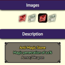 Anti Magical/Magical Piercing Stones